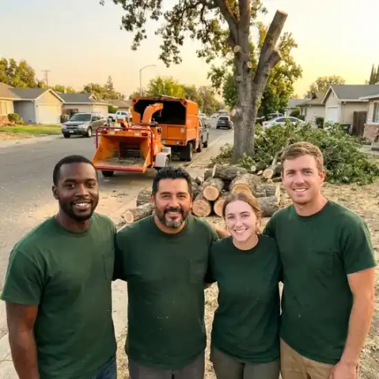 Allscape Solutions LLC crew after a Albuquerque tree removal job